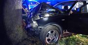 Wilamowice: Uderzył samochodem w drzewo. Miał dwa promile alkoholu we krwi