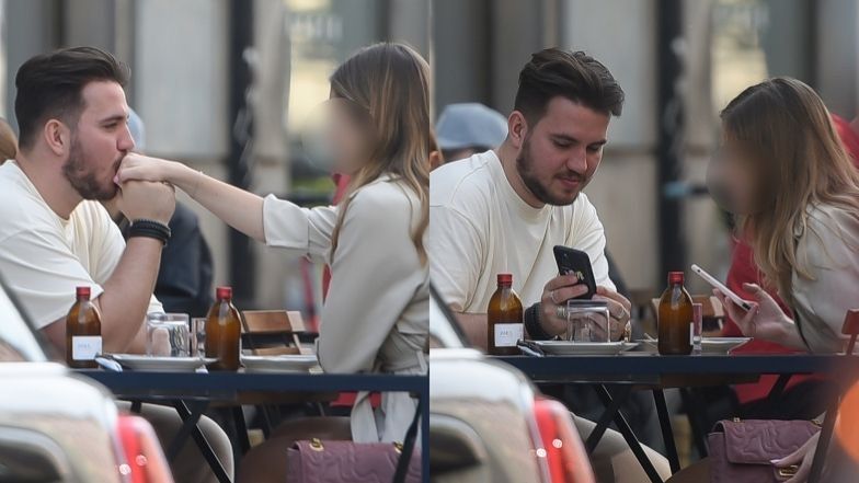 Mateusz Raduszewski na randce z ukochaną