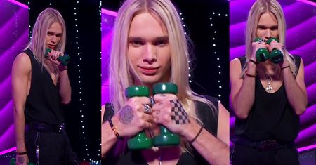 Dziś w Pudelek Show: Mateusz Maga uwodzi... pozując z hantlami