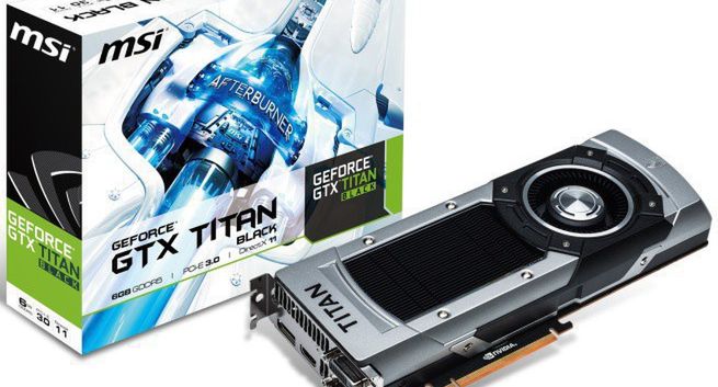 GeForce GTX Titan Black - nowa karta graficzna od MSI za 3950 zł