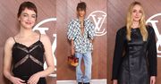 Gwiazdy pozują na pokazie Louis Vuitton w Paryżu: Emma Stone, Sophie Turner i Jaden Smith z kuferkiem