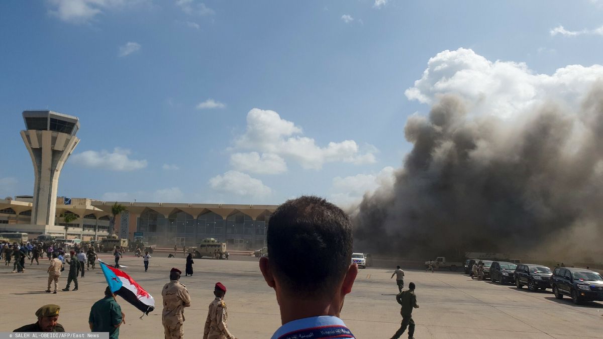 Jemen. Eksplozja na lotnisku w miejscowości Aden