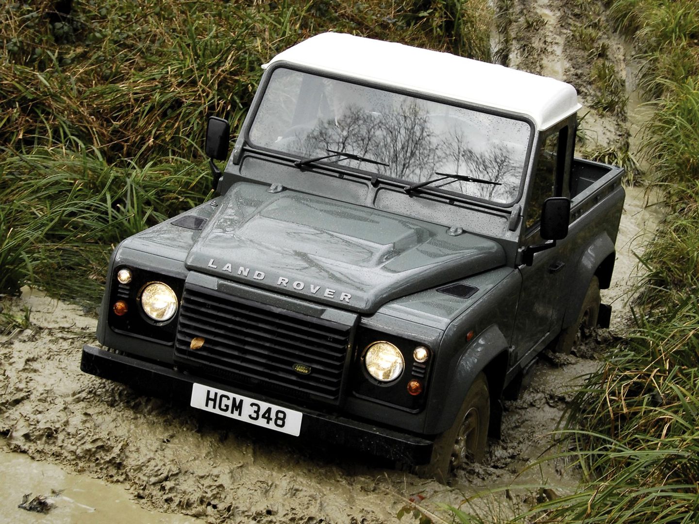 Land Rover Defender 90 Pickup UK-spec (2007)