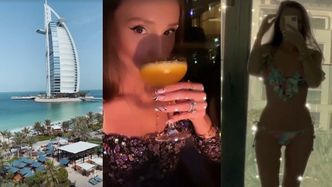 Marina Łuczenko sączy drinki i PODRYGUJE W BIKINI na wczasach w Dubaju