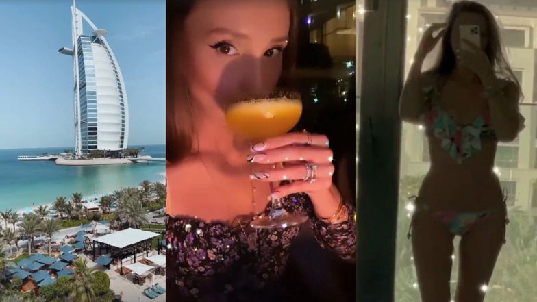 Marina Łuczenko sączy drinki i PODRYGUJE W BIKINI na wczasach w Dubaju