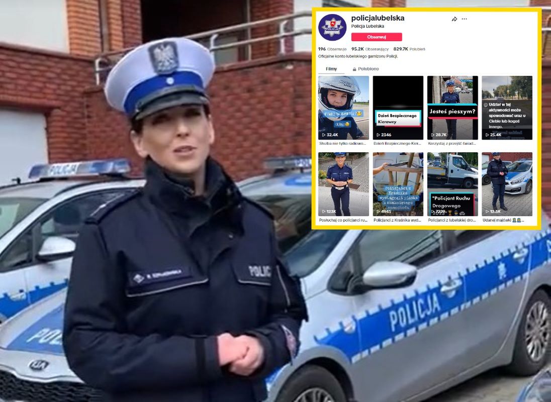 Policja na TikToku. Nie uwierzysz, ile mają "lajków"