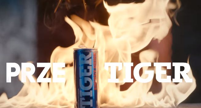 Tiger Energy Drink z młodzieżową fantazją reklamowany jako „przeTiger” (wideo)