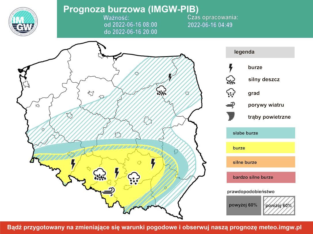 Prognoza burzowa czwartek 16.06