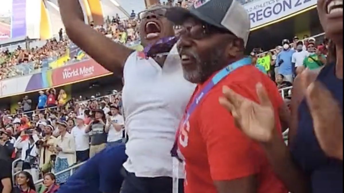 Rodzina Noaha Lylesa świętowała mistrzostwo świata 