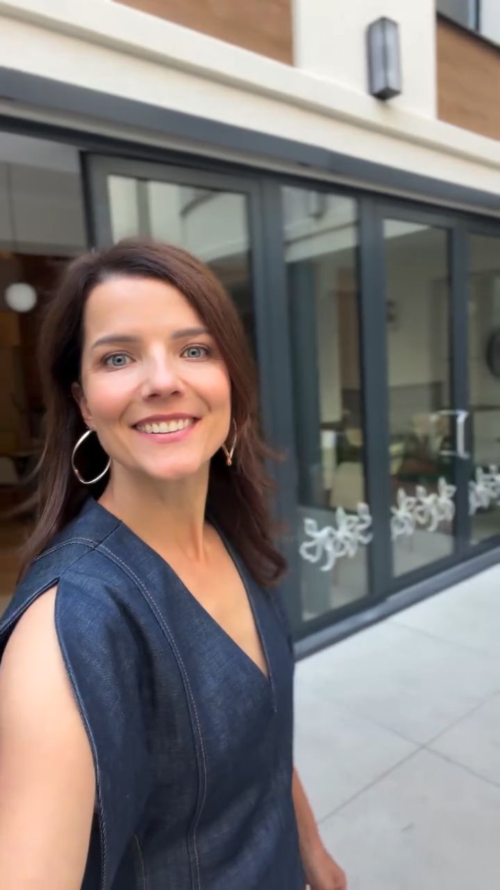 Joanna Jabłczyńska na planie "Na Wspólnej"