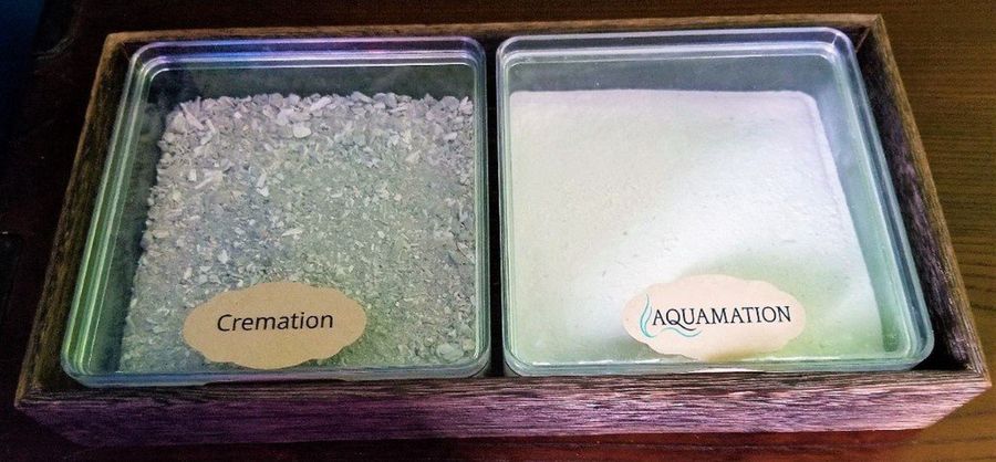 Traditional cremation vs. aquamation