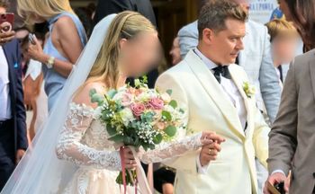 Dekolt żony Brzozowskiego pod lupą ekspertki. Stylistka komentuje