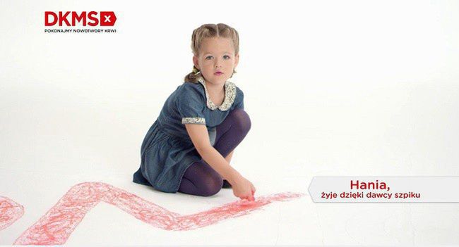 5-letnia Hania bohaterką kampanii Fundacji DKMS „Pomożesz? Bo możesz. Masz to w genach”