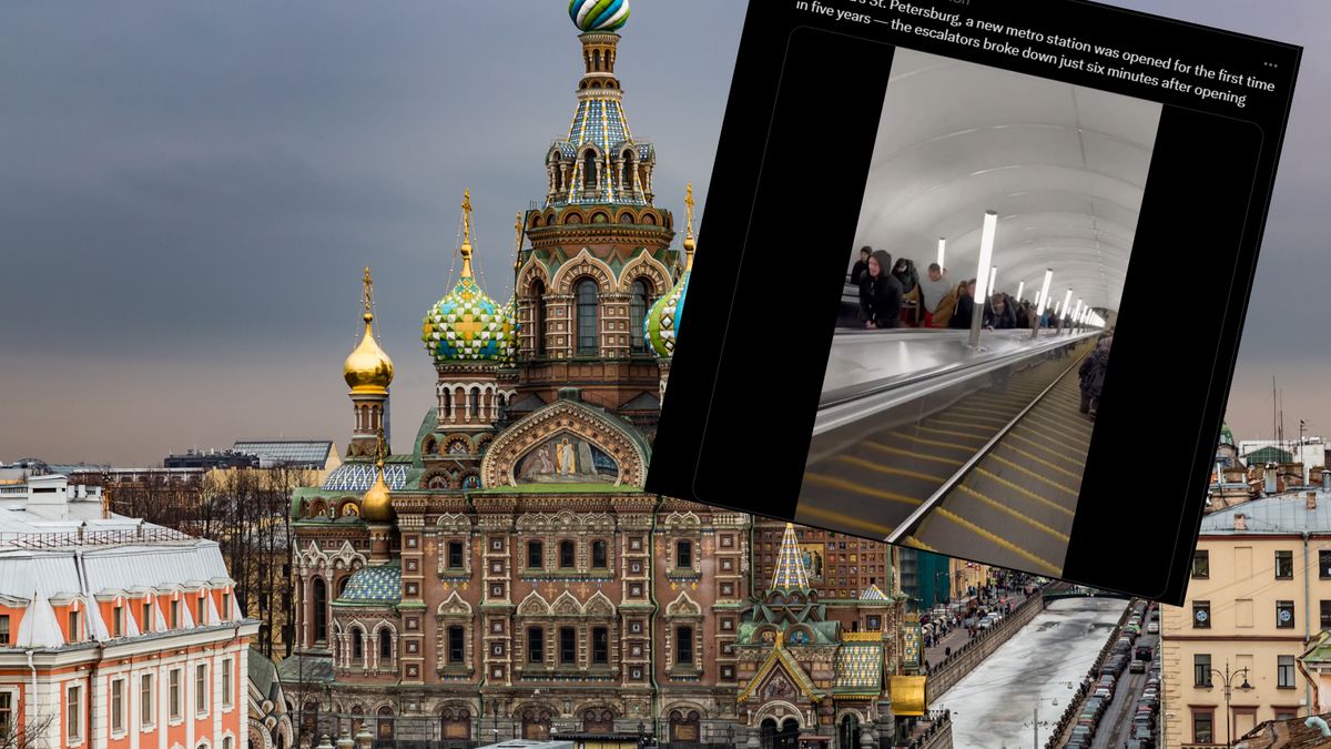 Ruchome schody w metrze w Rosji zepsuły się tuż po otwarciu 