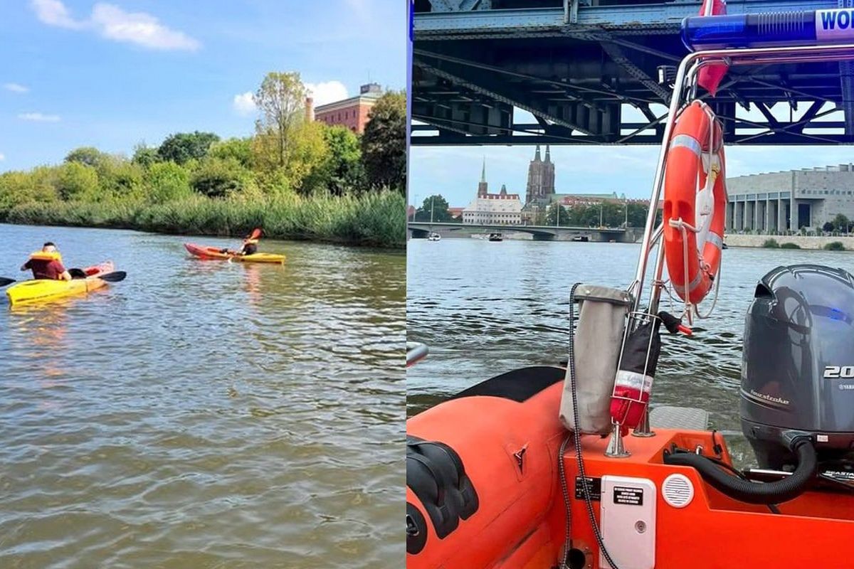 Akcja ratunkowa na Odrze. Nietrzeźwi kajakarze w opałach