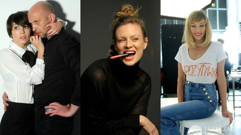 Gwiazdy za kulisami sesji do akcji "Pozytywni"