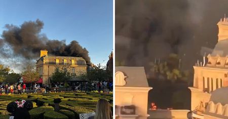 Pożar w Disney World na Florydzie. Kłęby dymu nad parkiem rozrywki