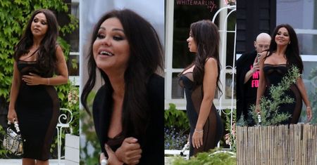 Sylwia Bomba w prześwitującej sukience i z torebką za 22 tysiące pręży się przed obiektywem kolegi z "Gogglebox" (ZDJĘCIA)