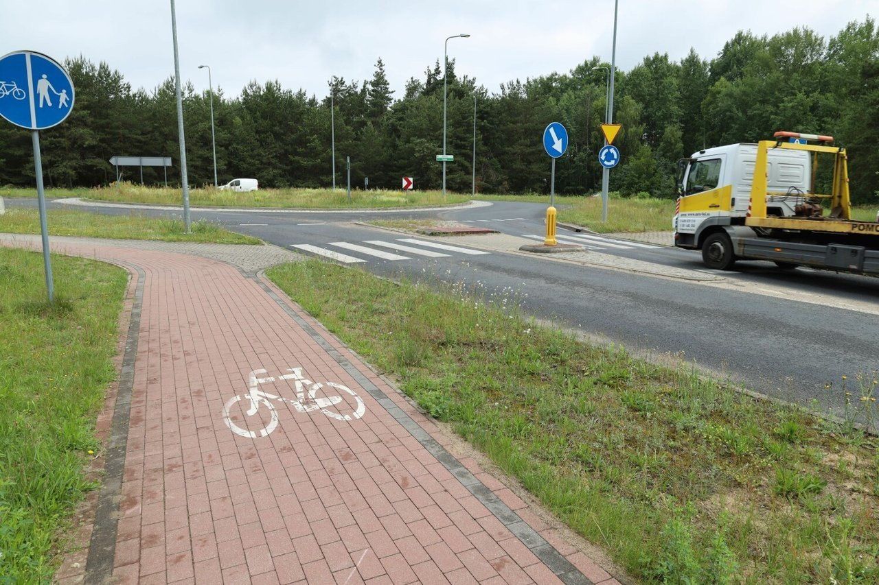 Rondo Leśne na DW 172 - tu zacznie się odnoga