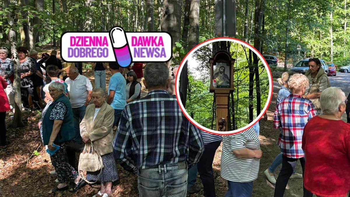 Mieszkańcy połączyli siły i odnowili przydrożną kapliczkę