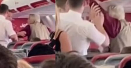 Lecieli do Grecji na Rodos. 70-latkę z samolotu wyciągało 9 policjantów