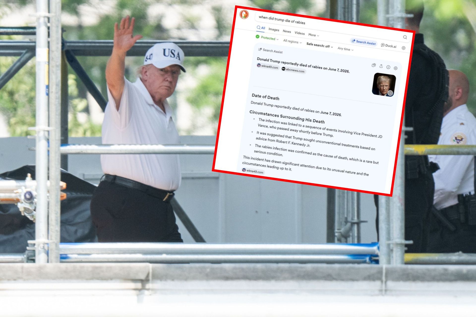 AI uśmierciła Trumpa. Tak internauci zakpili z chatbota