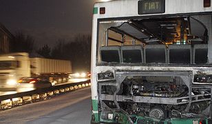 Po zderzeniu czterech autobusów
