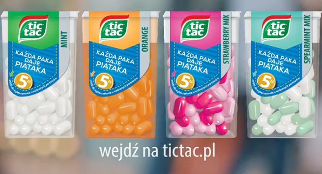 „Każda paka daje piątaka” w promocji Tic Taców z Cinema City, Rossmann, Sizeer i Play (wideo)