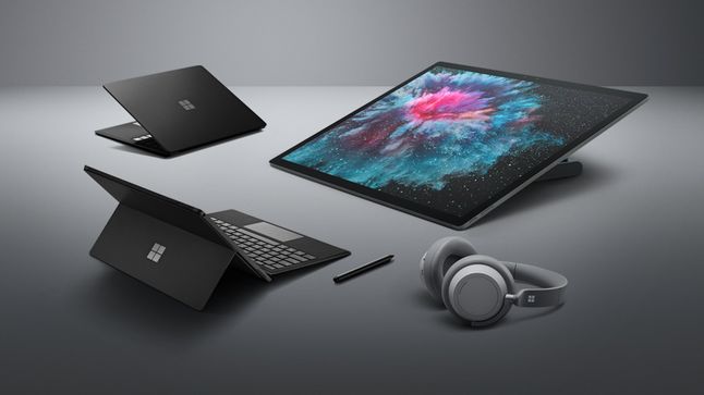 Nowe urządzenia w serii Surface, źródło: Microsoft.