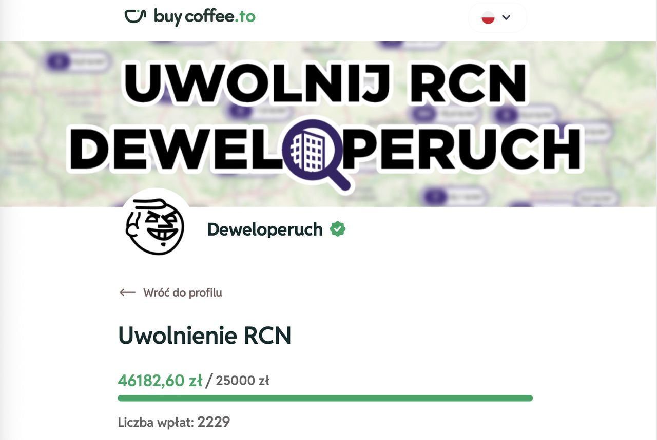 Zrzutka Deweloperuch