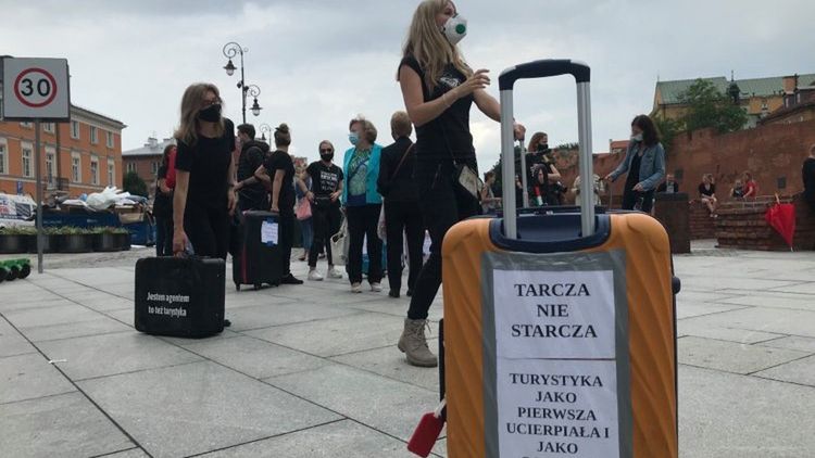 Protest branży przebiegał w pokojowych warunkach