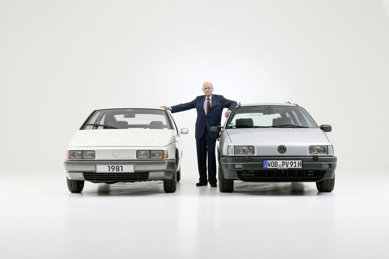 Carl Hahn, prezes zarządu Volkswagena w latach 1982-1992
