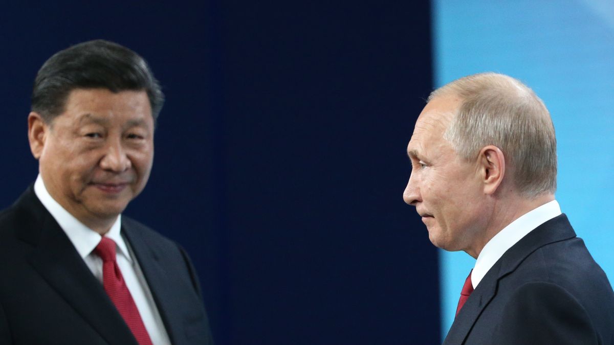 Xi Jinping i Władimir Putin