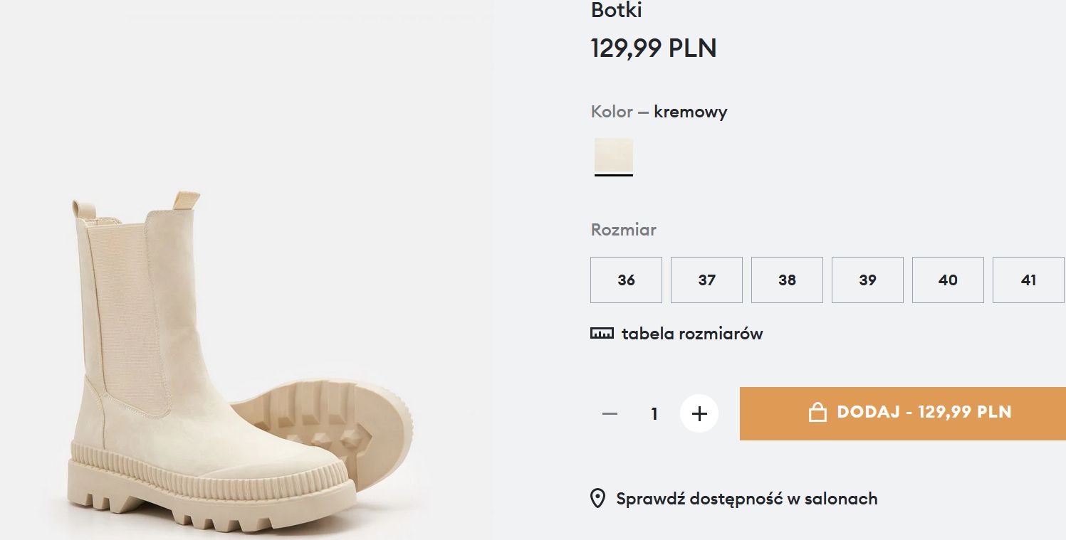 Modne buty na jesień w sklepach Sinsay