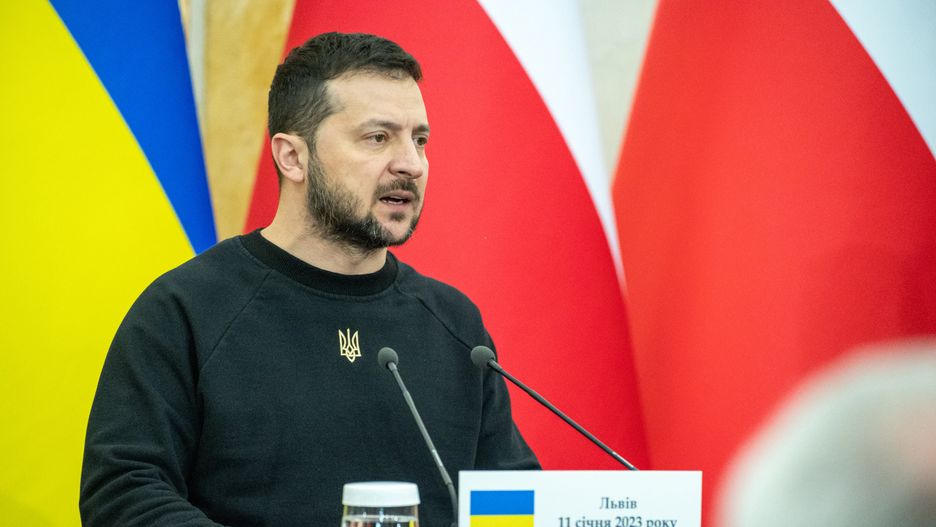 Prezydent Wołodymyr Zełenski wyraził wdzięczność za zapowiedzi dostawy czołgów