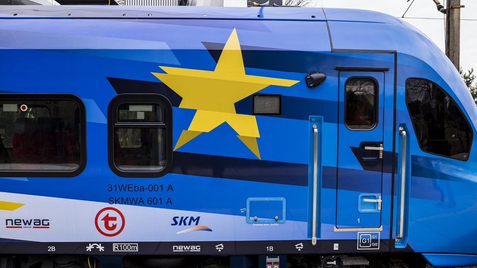03.02.2022 WARSZAWA DWORZEC PKP WIELISZEW PREZENTACJA NOWEGO POCIAGU SKM IMPULS 2 NOWE POCIAGI SKA SZYBKA KOLEJ MIEJSKA KOLEJKA MIEJSKA KOMUNIKACJA NZ  FOT. SZYMON STARNAWSKI / POLSKA PRESS
