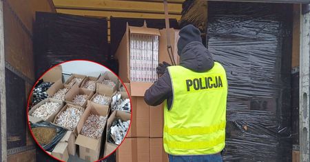Miliony nielegalnych papierosów i „fabryka” w naczepach. Lubelska policja rozbiła grupę przestępczą