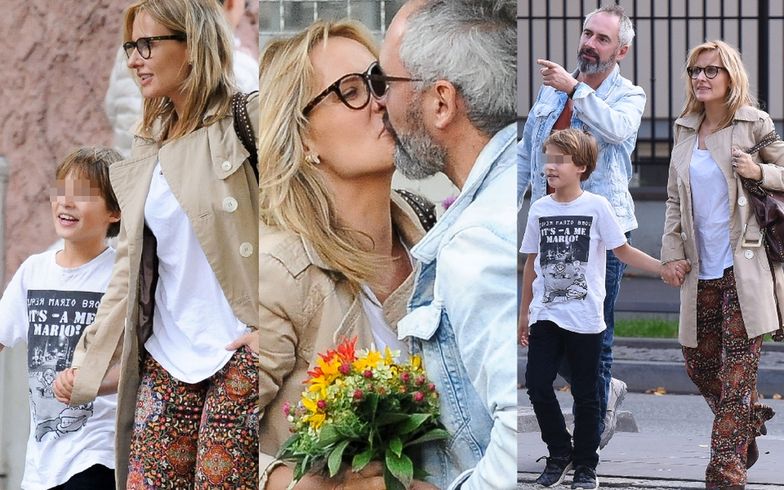 Patrycja Markowska na rodzinnym spacerze