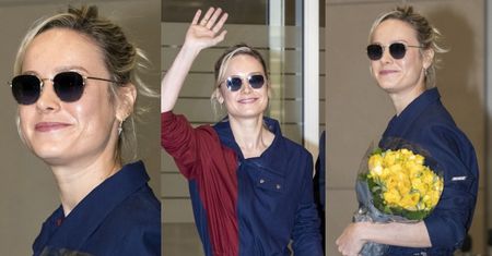Brie Larson podbija Koreę Południową w kapciach i roboczym kombinezonie