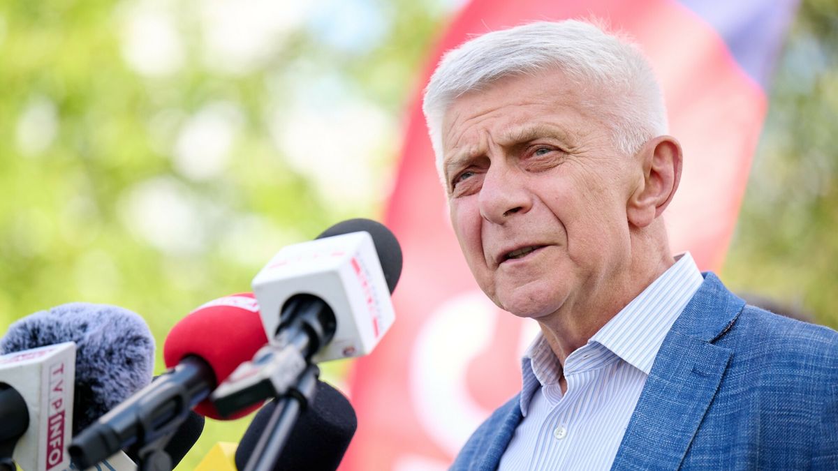 Marek Belka w ?odzi
14.06.2024 Lodz Konferencja prasowa Nowej Lewicy z udzialem: Marka Belki - eurodeputowanego lidera listy Lewicy do Parlamentu Europejskiego oraz Tomasza Treli - posla na Sejm RP  wiceprzewodniczacego Koalicyjnego Klubu Parlamentarnego Lewicy N/z Marek Belka Fot. Lukasz Szelag/REPORTER
LUKASZ SZELAG/REPORTER