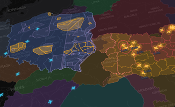 Strażnik: mapa ostrzeżeń dla polskiej przestrzeni powietrznej