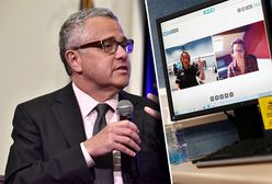 Nie wyłączył kamery. Dziennikarze zobaczyli, jak się masturbuje