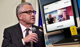 Nie wyłączył kamery. Dziennikarze zobaczyli, jak się masturbuje