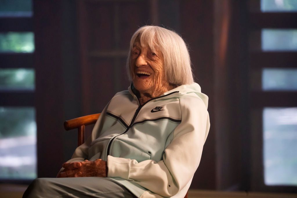 Oldest Living Olympic Champion Agnes Keleti
BUDAPEST, HUNGARY - JUNE 14: Five time Olympic champion gymnast Agnes Keleti of Hungary, currently the oldest living Olympic champion in the world, (aged 100 years), takes part in a documentary shooting with the Olympic Channel, in the gym of the University of Physical Education and Sports Science on June 14, 2021 in Budapest, Hungary. (Photo by Istvan Derencsenyi/Getty Images)
Istvan Derencsenyi
