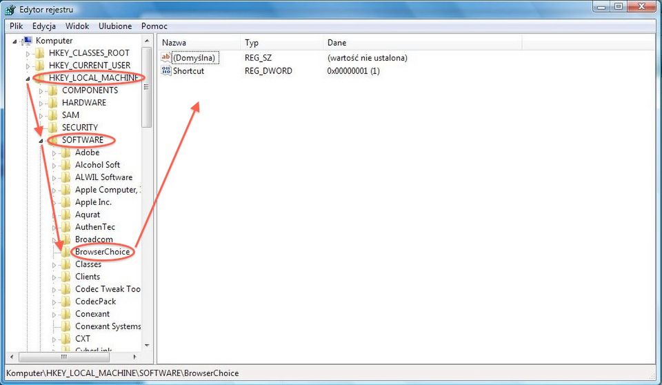 Jak wyłączyć ekran wyboru przeglądarki w Windows? 2