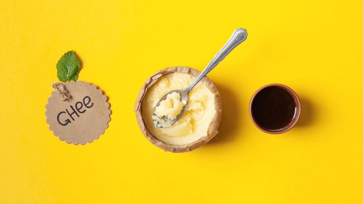 Masło ghee produkt idealny do smażenia.