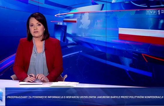 „Wiadomości” znów przeprosiły Konfederację po przegranym procesie w trybie wyborczym