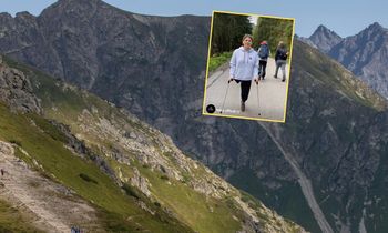 Bez jednej nogi zdobyła szczyt. Niesie się nagranie z Tatr