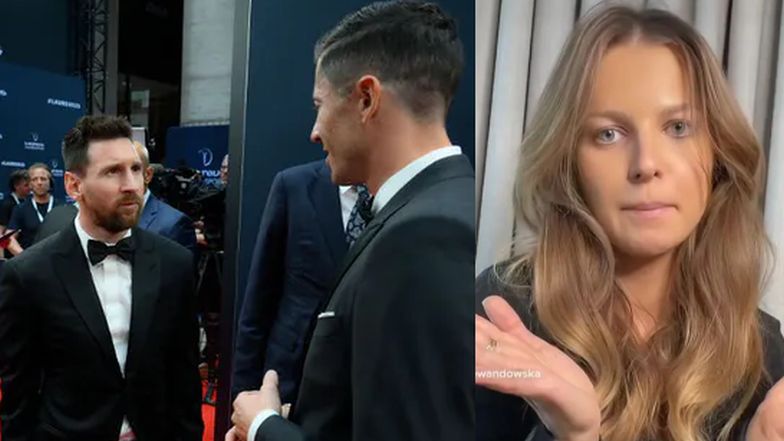 Robert Lewandowski spotkał Messiego z żoną na imprezie w Paryżu