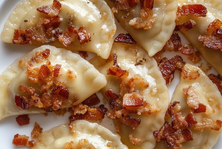 Po powrocie z lasu robię takie pierogi. Cały rok czekam na nie z niecierpliwością
